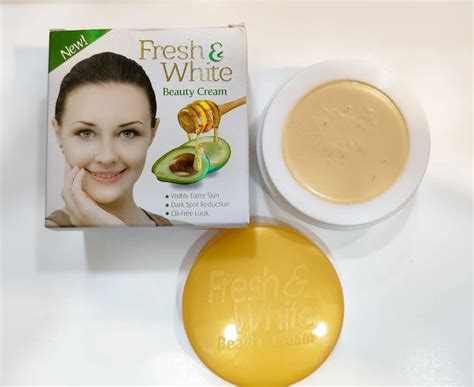 Whitening Fresh And White Beauty Cream Ingredients Herbal Time Used Night At Rs 120 Pack In