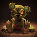 Zombie Teddy on Behance | Zombie, Bear art, Teddy