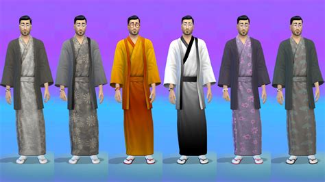 Sims 4 Custom Content Finds — Siminimonster 着物と髪 Kimono With Haori