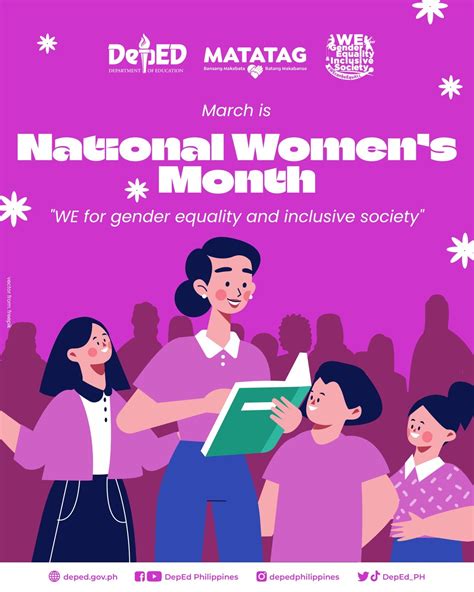 Happy National Womens Month ♀️👭 Deped Philippines