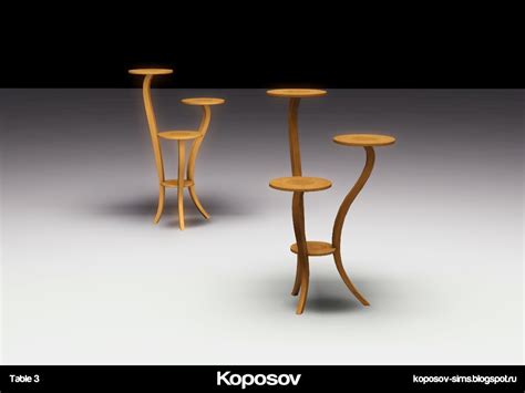Koposov Objects For The Sims™ Set No17 Tables For The Sims 3