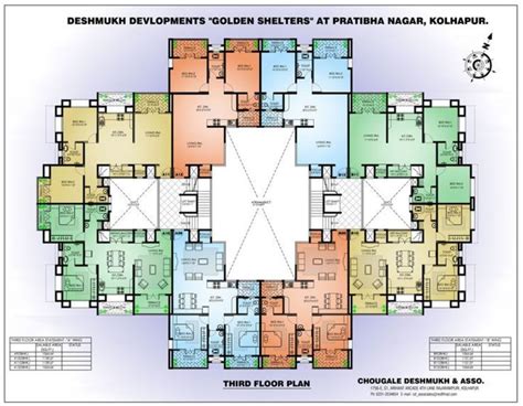 Apartment Complex Floor Plans Design Bookmark 22243