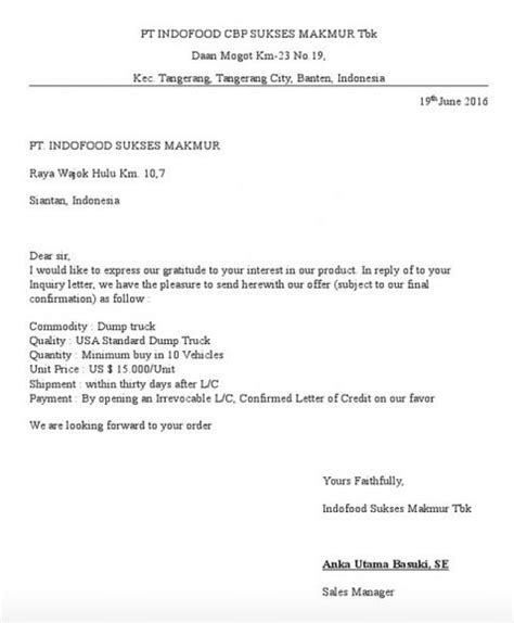 Contoh surat paklaring dari perusahaan retail. Contoh Surat Lamaran Kerja Di Pt Indofood - suratlamaran.com