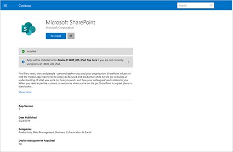 Manage Apps From Intune Company Portal Website Microsoft Learn