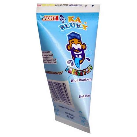 Ka Bluey Blue Raspberry Freeze Pop 65g Mr Fancy Candy Order Exotic Treats From All Around The