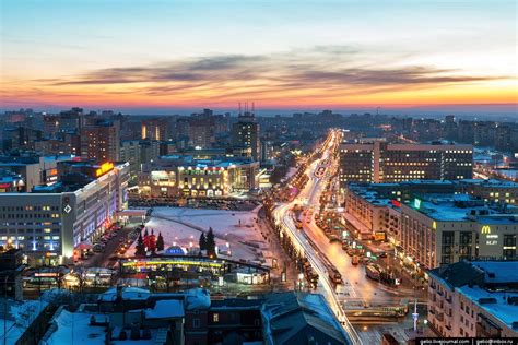 Winter In Perm City The View From Above · Russia Travel Blog