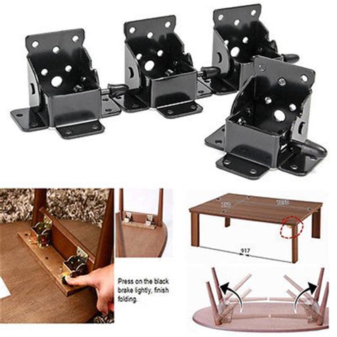 Iron Locking Folding Bracket Folding Table Leg Hinges 75 x  