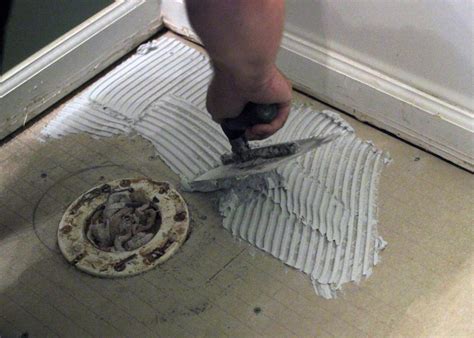 DIY Bathroom Floor Tile Installation Flooring Tips