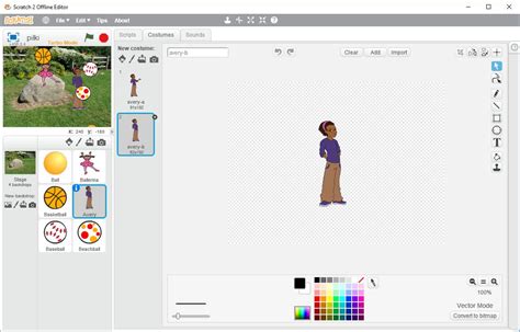 With this application, the created animations and games can also post online and become available for the community on the scratch platform. Scratch Offline Editor 3.90 Download | MadDownload.com