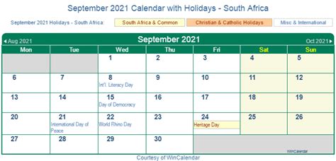 Download muslim calendar of 1442 hijrah and gregorian calendar and islamic calendar 2021 date today. Print Friendly September 2021 South Africa Calendar for ...