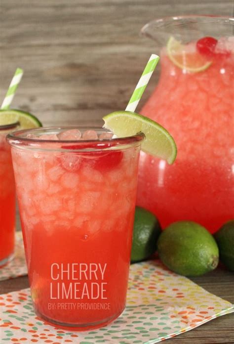 Cherry Limeade Recipe Limeade Recipe Summer Drink Recipes Cherry