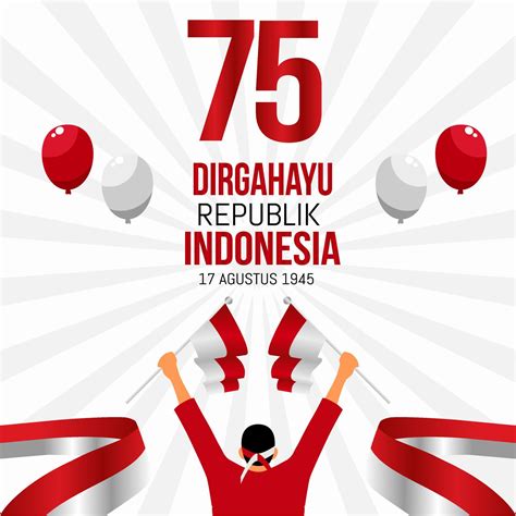 Indonesia Independence Day Vector Illustration 5348463 Vector Art At