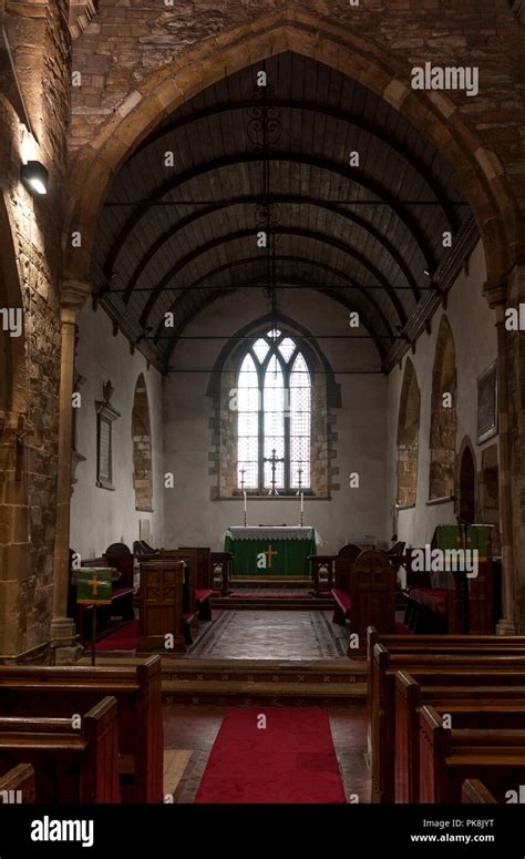 Holy Trinity Church Thrussington Leicestershire England Uk Stock