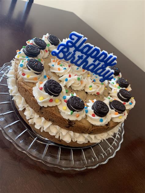 Double Layer Cookie Cake With Wilton Buttercream Icing Wilton