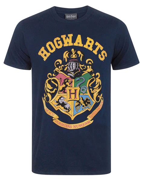 Harry Potter Hogwarts Crest Mens T Shirt — Vanilla Underground