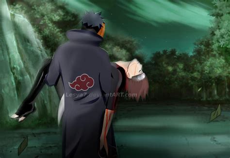 Obito And Rin Rins Death By Lesya7 On Deviantart
