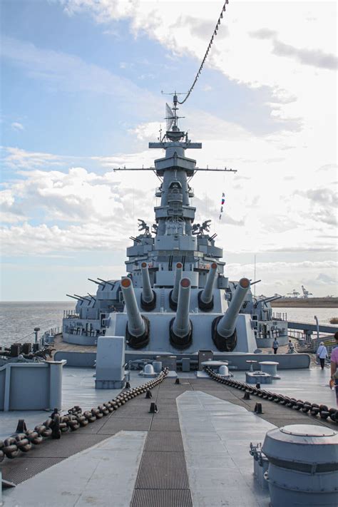 Visiting The Uss Alabama Battleship In Mobile Al Flying Off The