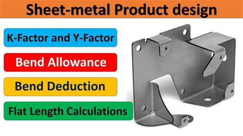 K Factor Y Factor Bend Allowance And Bend Deduction In Detail Flat