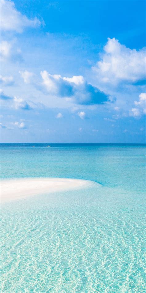 Download 1440x2880 Wallpaper Tropical Beach Sea Sunny
