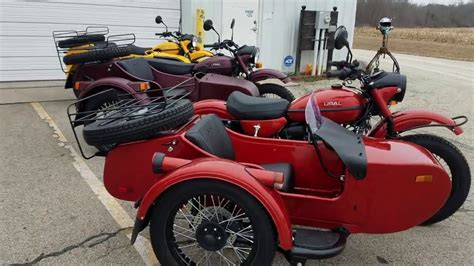 Ural Sidecar Motorcycles Prepped For Pickup Youtube