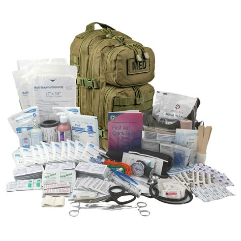 Luminary Tactical Trauma Kit Fully Stocked First Aid Backpack Medical