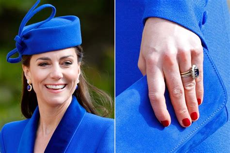 Kate Middleton S Red Nail Polish On Easter Marks Royal Fashion First