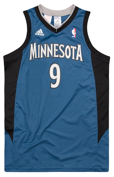 2011 14 Minnesota Timberwolves Rubio 9 Adidas Replica Jersey Away Y