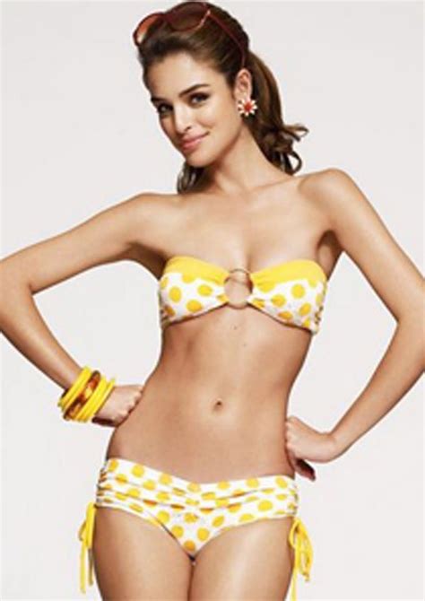 Itsy Bitsy Teenie Weenie Yellow Polka Dot Bikini Swimsuits Bikinis