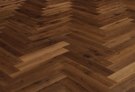 Engineered Herringbone European Oak Parquet Block Wood Floors Brushed And Natural Hardened Oiled