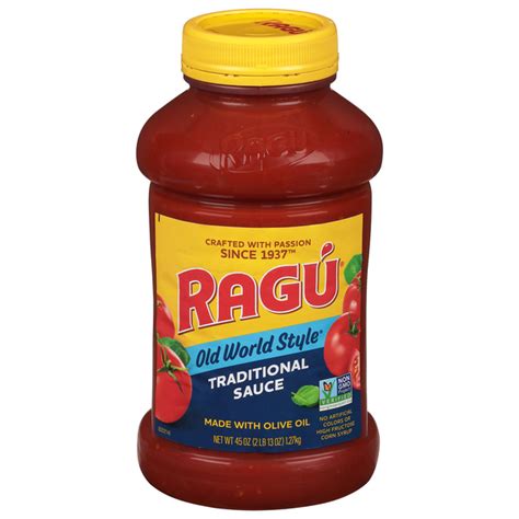 Save On Ragu Old World Style Pasta Sauce Traditional Order Online