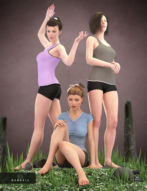 The Stand Poses For Genesis 3 And 8 Female Daz 3d