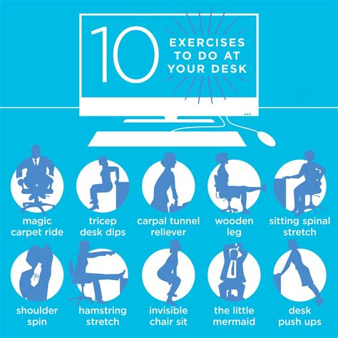 The 10 Best Exercises To Do At Your Desk