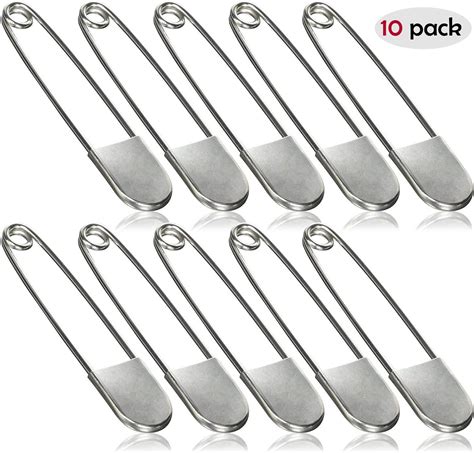 Large Safety Pins 10 Pcs Sweeethome Extra Large Safety Big Pins Heavy