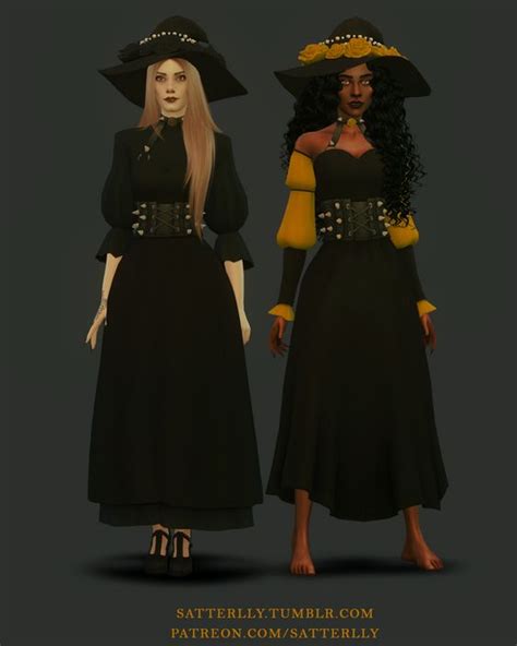 39 Must Have Sims 4 Witch Cc Hat Dress Decor And More