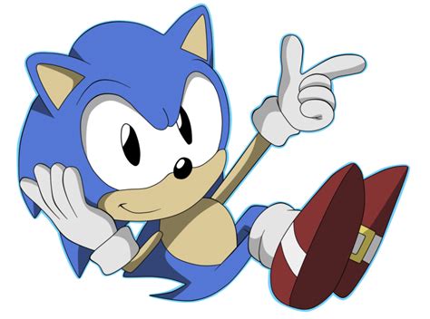 Classic Sonic By Krizeii On Deviantart
