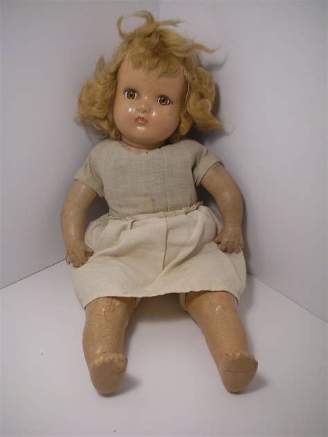 Antique Vintage Baby Doll Compositionclothsleepy Eyes Original