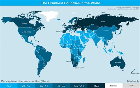 35 maps and charts that explain alcohol