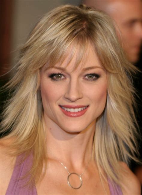 Teri Polo Long Straightened Hair And Long Hair With Jagged Textured Ends