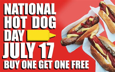 When Is National Hot Dog Day Tag Des Hot Dogs National Hot Dog Day In