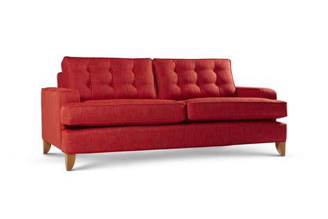 Red Sofa Red Chair Sofa Handmade Red Decor Velvet Sofa Classic