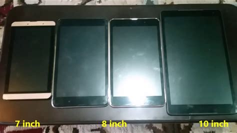 Tablet Size Comparison 7 Inch 8 Inch And 10 Inch Youtube