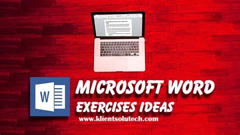 22 Best Basic Microsoft Word Practice Exercises For Beginners Word