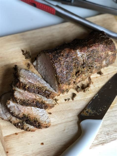 Line a small baking tray with tin foil, remove the tenderloin from the bag (a very important step!) and place it in the centre of the tray. How To Bake A Pork Tenderloin - Moments With Mandi
