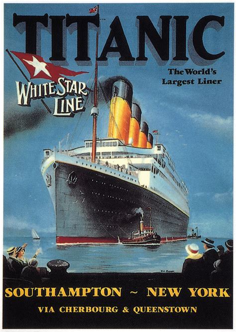 Titanic Poster 1912 Drawing By Granger Pixels