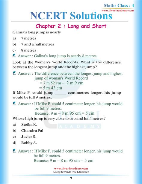 Ncert Solutions For Class 4 Maths Chapter 2 In Hindi English Medium