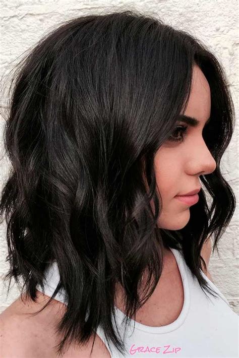 Medium Length Black Hair Hairstyles 23 Best Shoulder Length