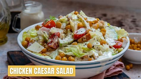 Every plate descriptionyou heard it here first! Healthy Chicken Caesar Salad With Crispy Chickpeas - How ...