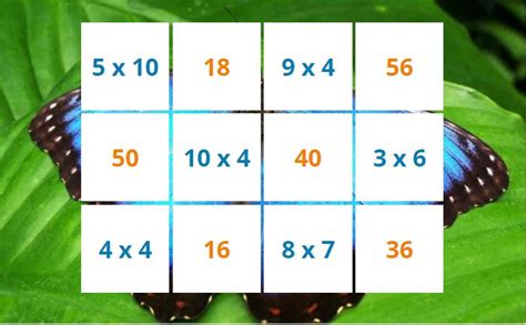 Math Multiplication Puzzles With Answers