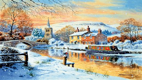 Winter Village Wallpapers Top Free Winter Village Backgrounds