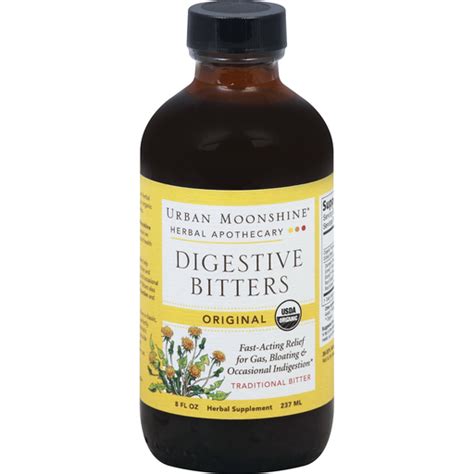 Urban Moonshine Digestive Bitters Original Digestive Support Good
